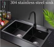Black Stainless Kitchen Sink - Good Quality 
