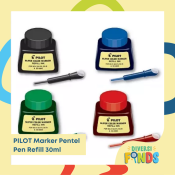 Pilot Permanent Marker Refill Ink - Black, Blue, Red