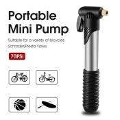 Portable Aluminium Mini Bike Pump Inflator - 