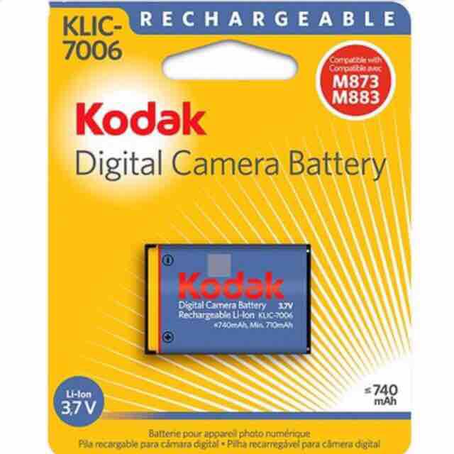 vhbw batteria compatibile con Kodak EasyShare M1033, M1093 IS, V1073, V1233, V1253, V1273 fotocamera digitale DSLR (650mAh, 3,6V, Li-Ion