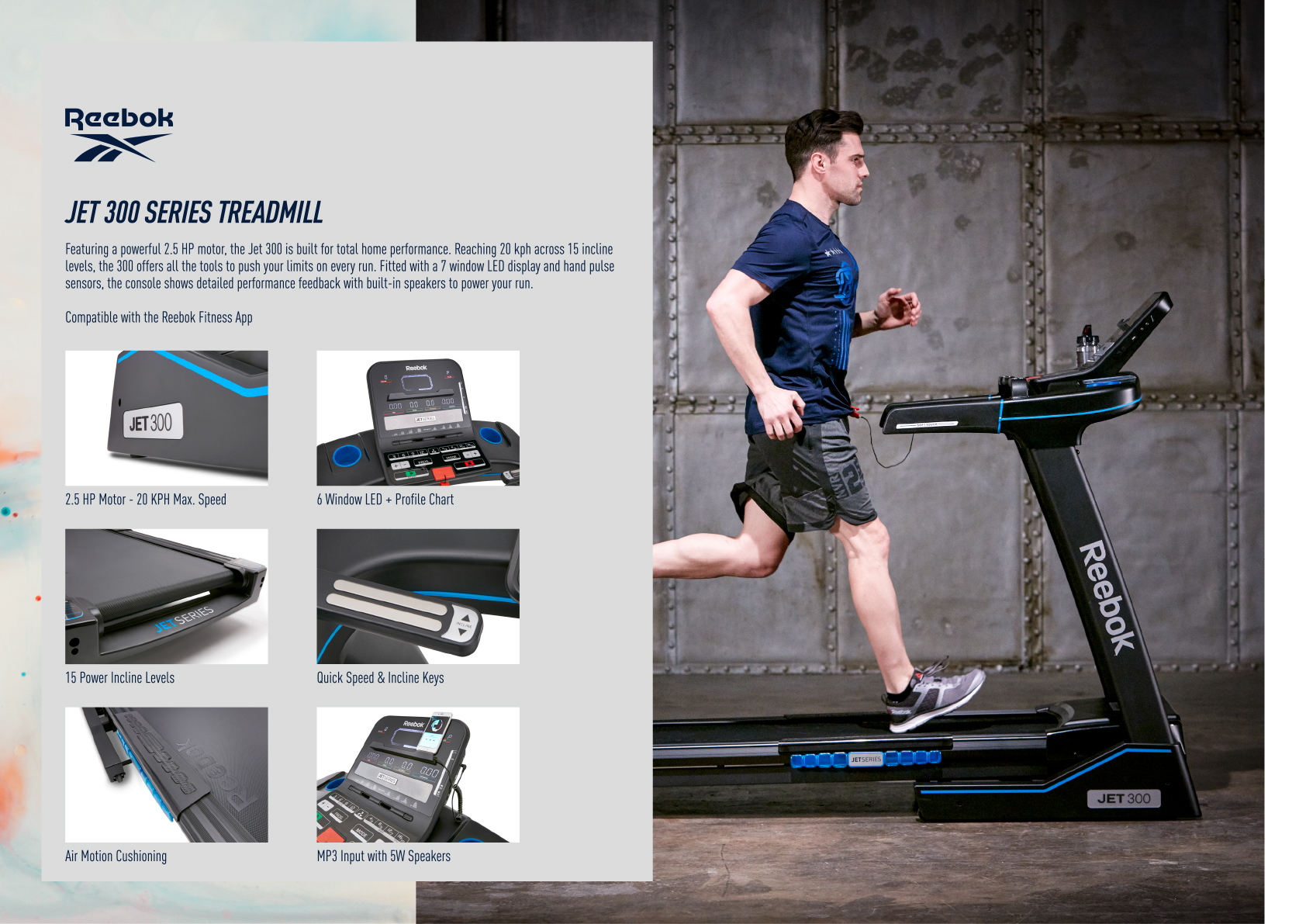 Jet 300 series discount treadmill