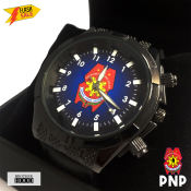 BROTHERHOODSTORE Military Style Water Resistant Rubber Strap Watch