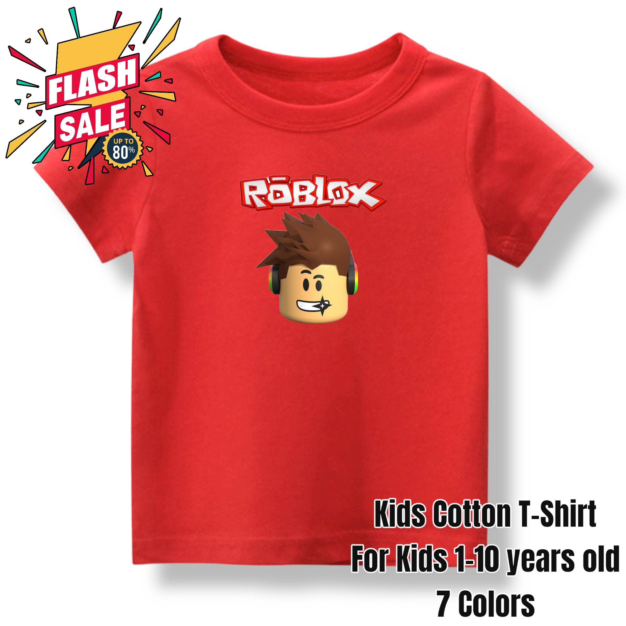 Roblox Characters Kids T-Shirt Girls Boys Gamer Gaming Tee Top