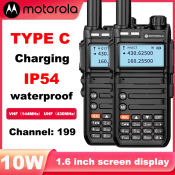 Motorola X9 Walkie-Talkies: Long Range, High Power Intercom Radio