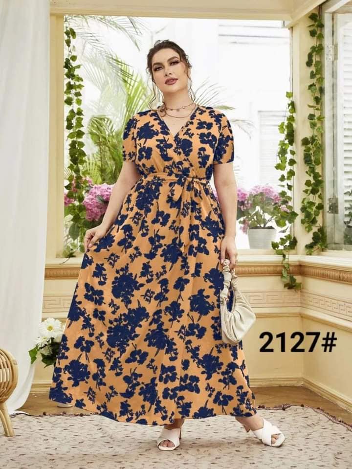 Floral dress for clearance chubby