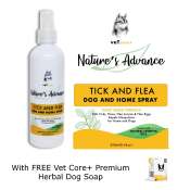 Vet Core+ Nature's Advance Tick  and Fleas  Spray 250ml