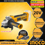 INGCO Cordless Angle Grinder 20V With Battery & Charger