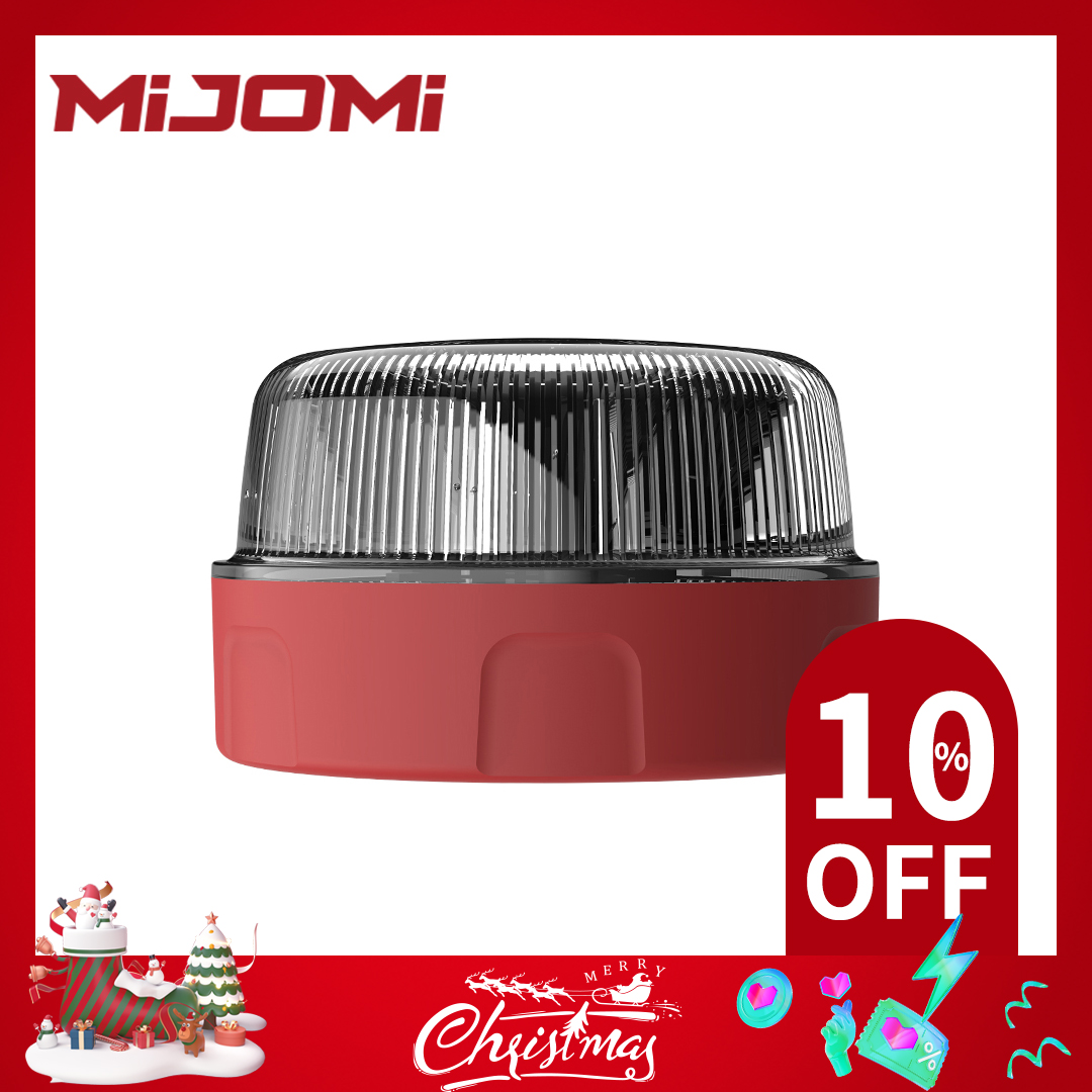 Đèn pin mijomi l002, đèn led nhấp nháy khẩn cấp, đèn cảnh báo nhấp nháy từ tính, đèn led 2 màu ánh sáng trắng và vàng ấm, đèn hiệu cảnh báo từ tính, đèn hiệu cảnh báo nguy hiểm khẩn cấp cho xe hơi xe tải cảnh báo công suất cao