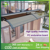 Waterproof Dark Brown Awning - Brand Name (if available)