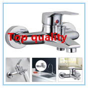 Brass Chrome Shower Mixer Faucet - Hot & Cold Water