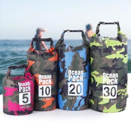 Ocean Pack Camouflage Waterproof Sling Backpack for Outdoor Travel