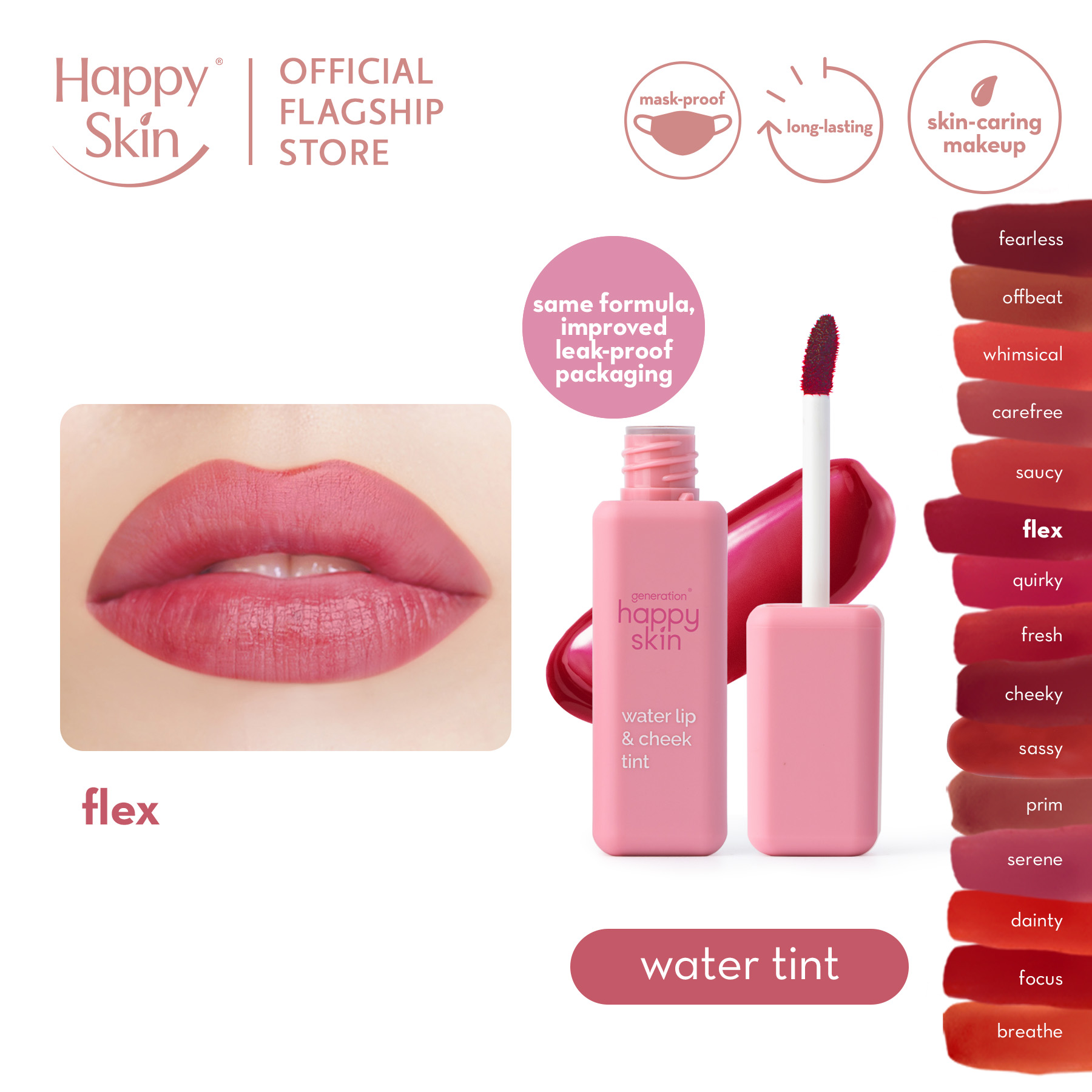 Discount on Happy Skin  shoes - SKU: Generation Happy Skin Water Lip & Cheek Tint in Flex