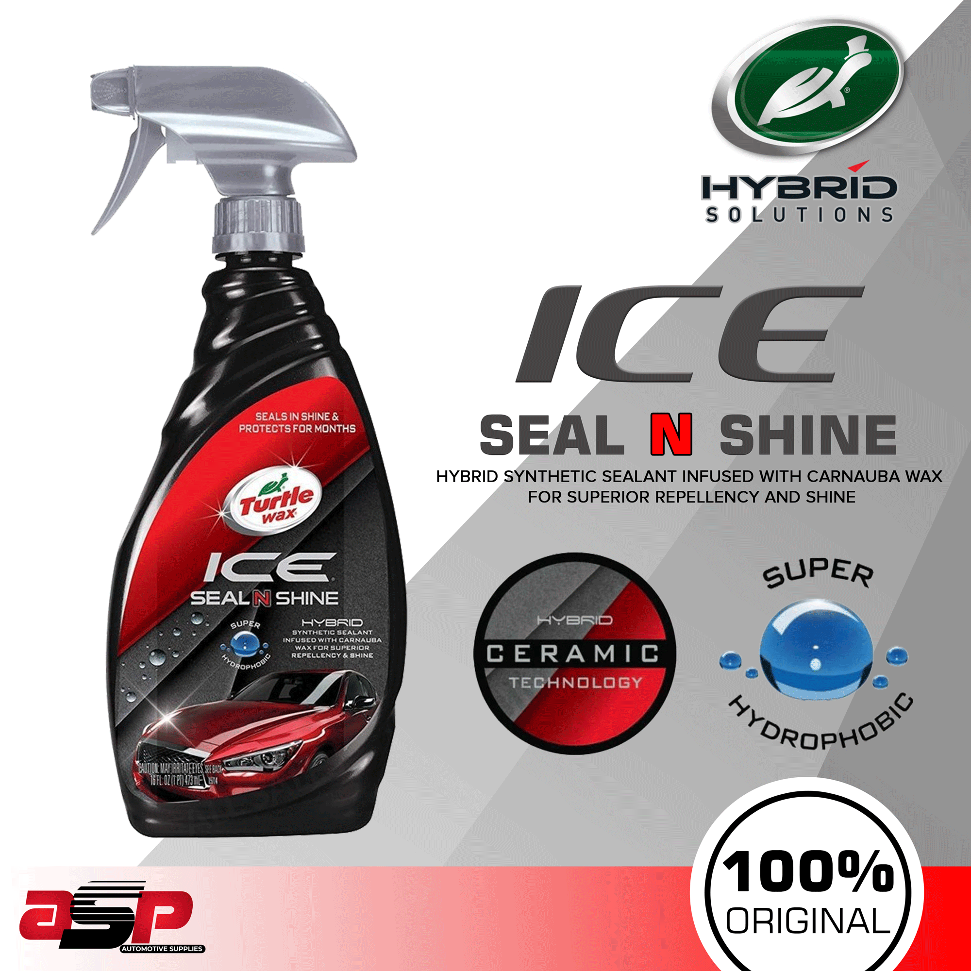 Turtle Wax - The NEW AND IMPROVED ICE Seal N Shine has arrived! Click on  the link below to purchase this in our official Lazada Store today! 🤩  #sealnshine #hybridceramic #TurtleWaxPH  turtle-wax-ice-seal-n-shine-50984