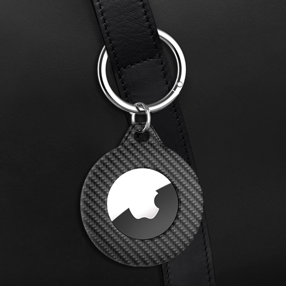 Suitable for Apple AirTag Anti-loss alarm device pp Carbon Fiber Pattern Keychain Matte Ultra-Thin Tracker Case Presyo  249 Piso*Libreng Shipping