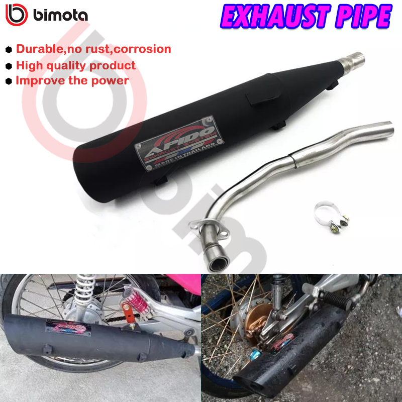 Bimota Motorcycle Muffler Pipes V4 1set Wave 100 / SYM / Smash