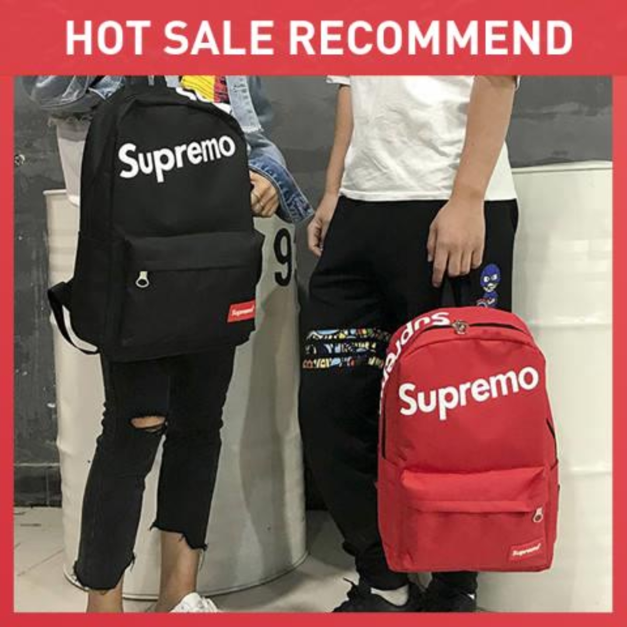 Shop Supreme Backpack Red online Lazada .ph