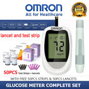 Omron Glucose Meter Set with 50 strips & lancets