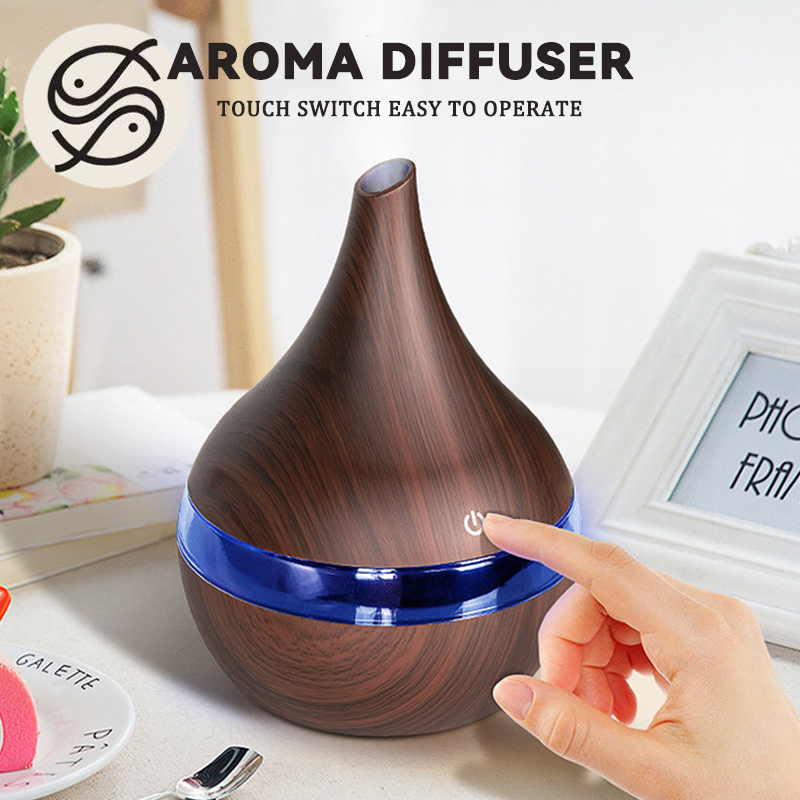 300ml Wood Grain Aroma Diffuser
