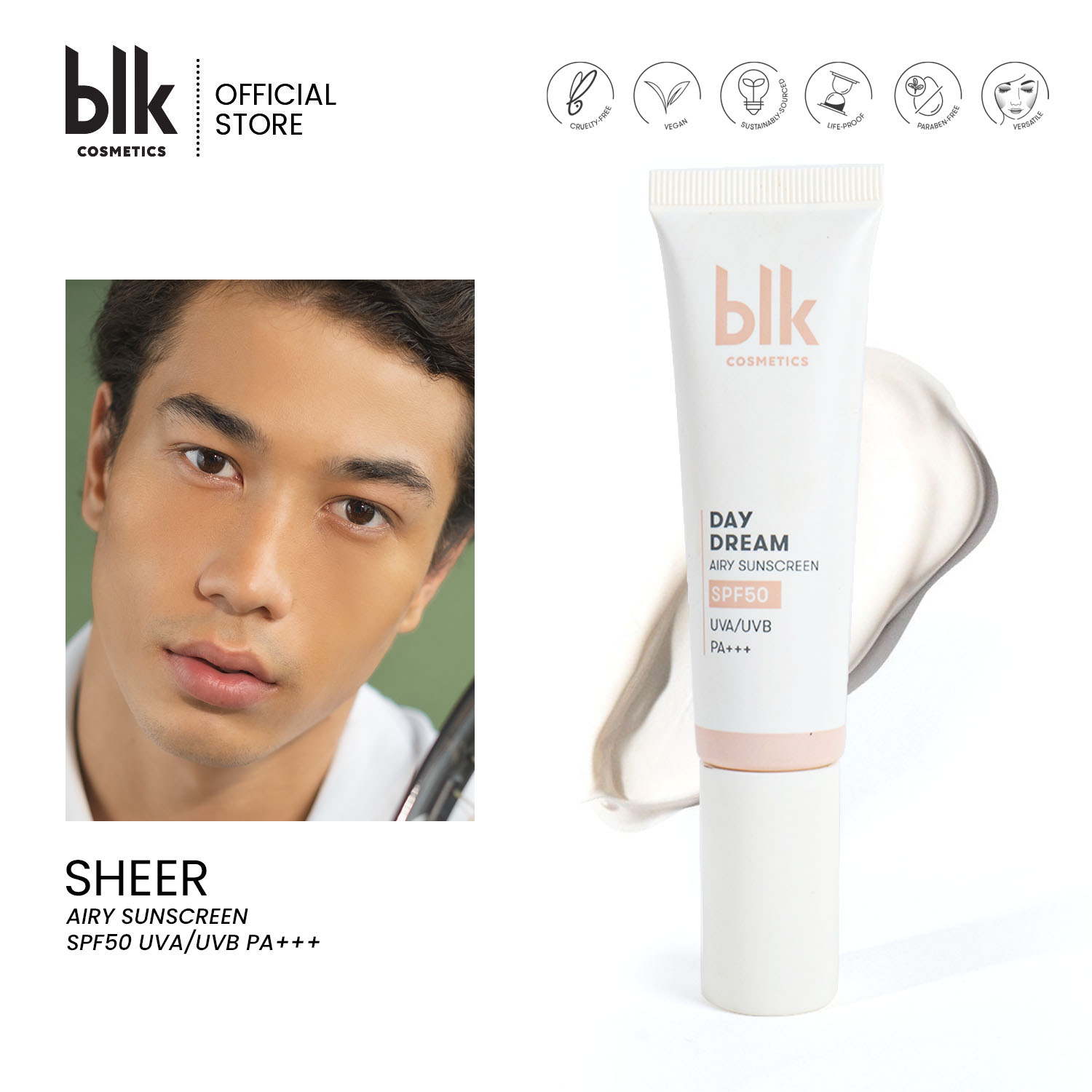Discount on Blk Cosmetics  shoes - SKU:  Daydream Sheer Sunscreen Spf 50