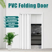 PVC Accordion Door for Kitchen/Bathroom - OEM