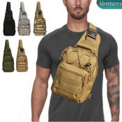 Adventurers Tactical Sling Chest Pack - Outdoor Travel Bag