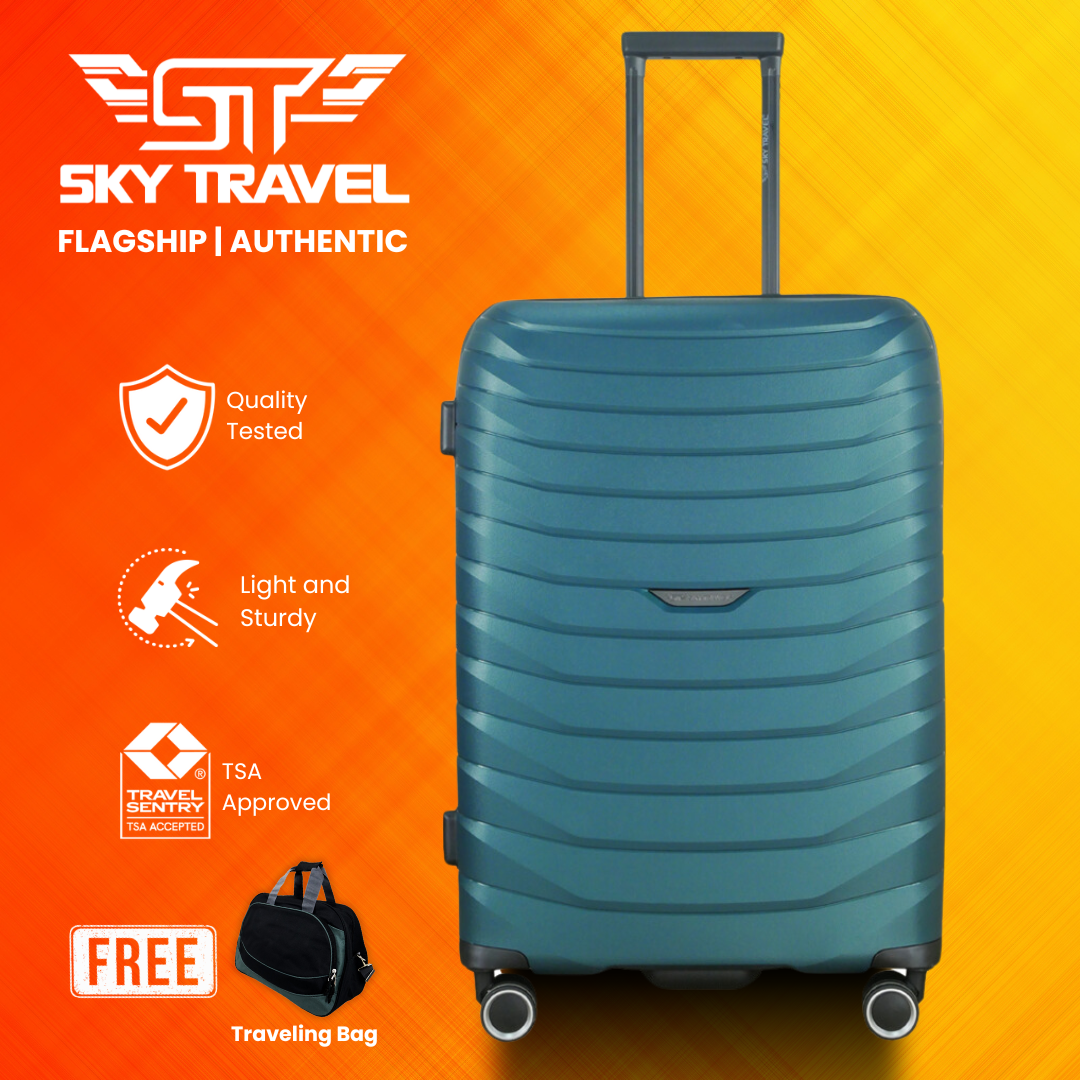 Sky Travel Luggage Clam type Hard Case S-M-L Size (SKT-9748