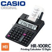 Casio  HR-100RC Adding Machine Printing Calculator 12 Digits