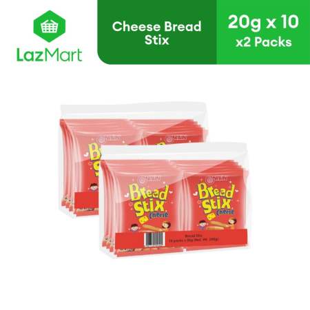 Nissin Chiz Bread Stix 20g x 10 - Pack of 2