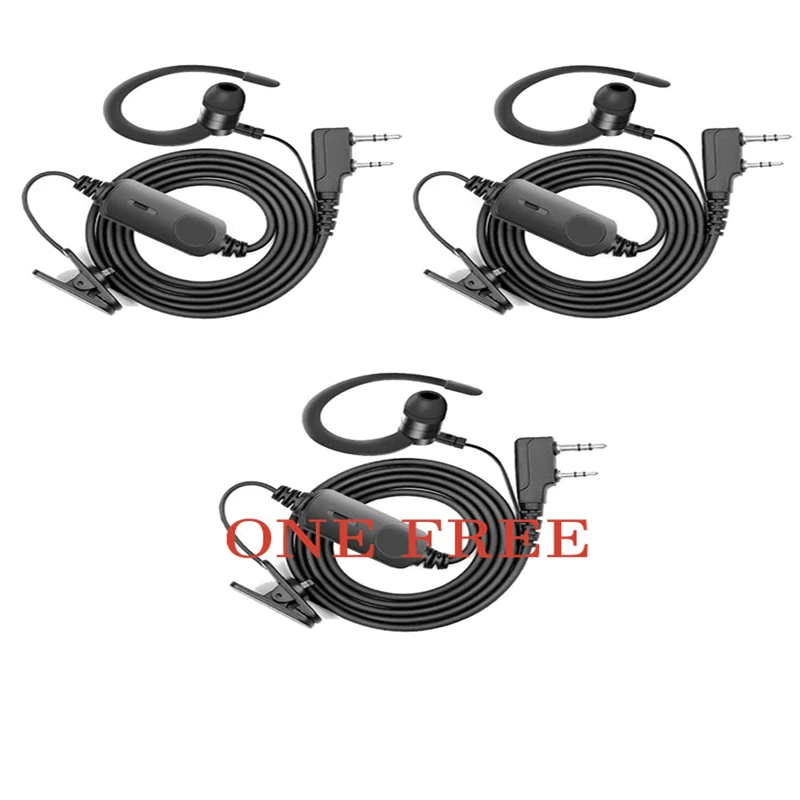【Buy 2 Take1】Motorola 2 Pin Mic Headset Earpiece Earphone Radio Headset Two Way Radio Walkie Talkie - Image 2