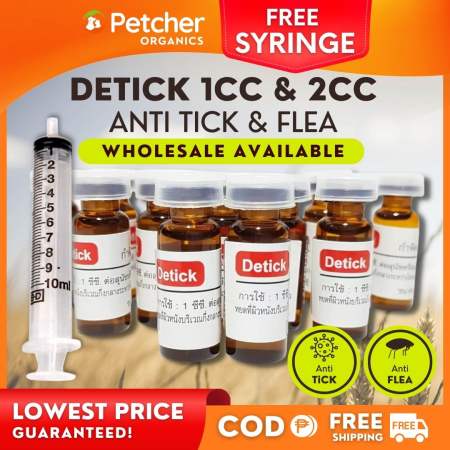 Petcher Detick and Alprocide Anti Tick and Flea Solution