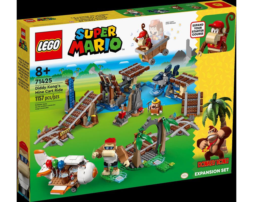 Lego Super Mario 71425 Diddy Kong's Mine Cart Ride Expansion Set