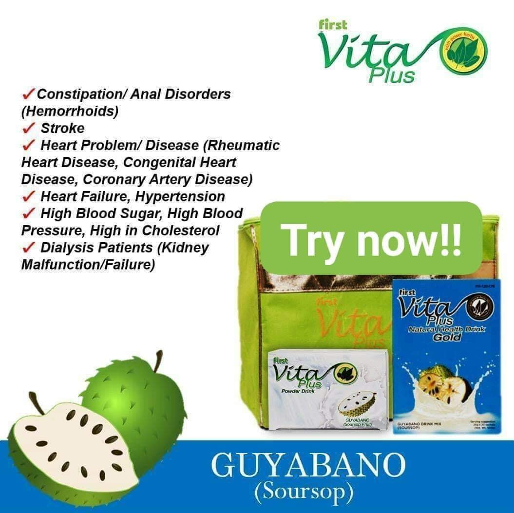 First Vita Plus Guyabano Gold Powder Drink Lazada Ph