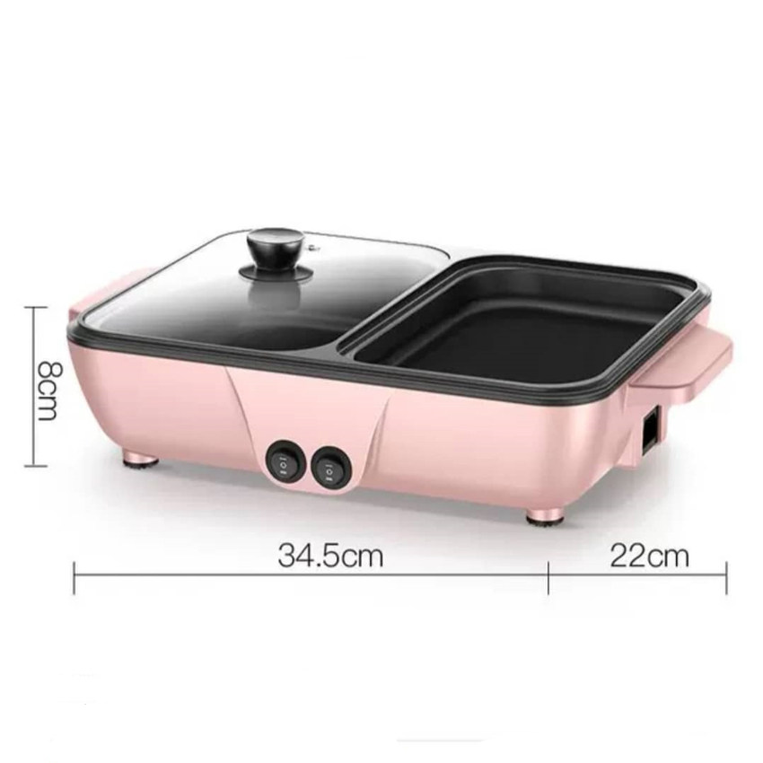 electric cooker with grill