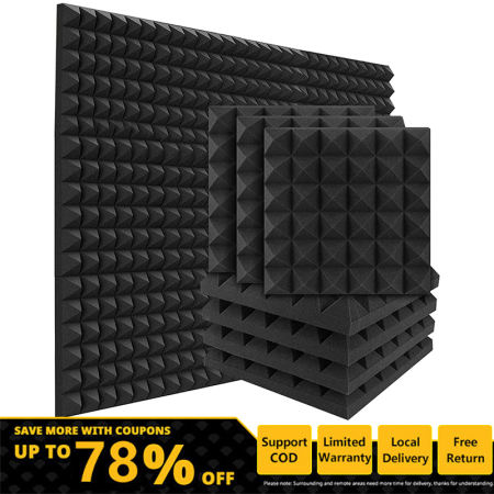24 Pack Acoustic Foam Panels for Soundproofing - The Sun