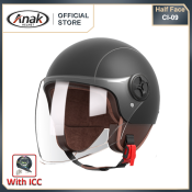 Anak CI-09 Classic Motorcycle Helmet for Men, Women, Girls
