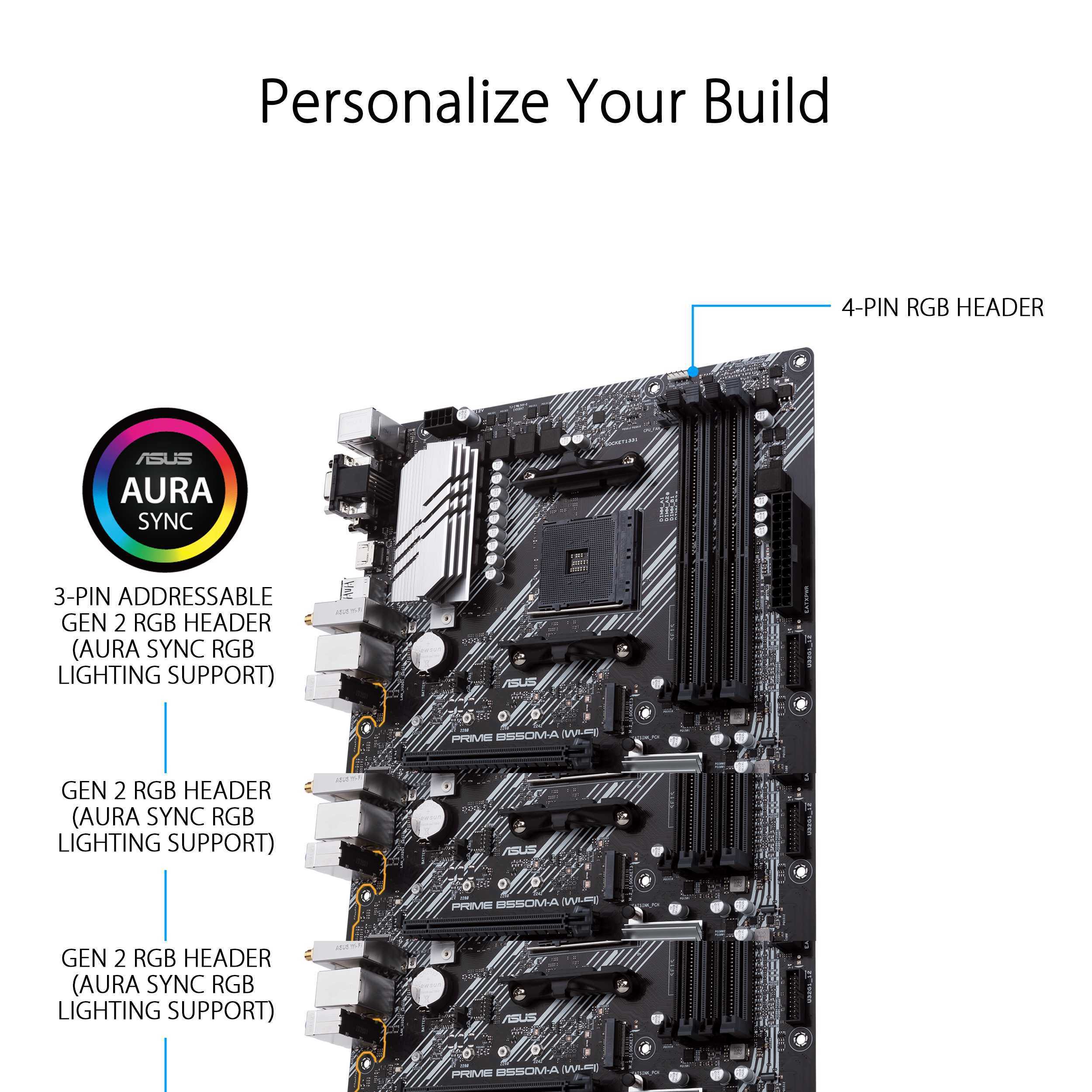 ASUS Prime B550M-A WIFI II AMD B550 (Ryzen AM4) dual PCIe
