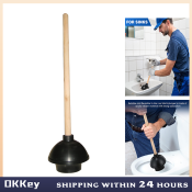 Heavy Duty Toilet Plunger with Double Thrust Rubber Cup