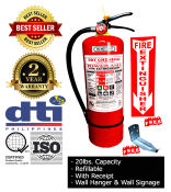 Power Asia Fire Extinguisher 20lbs. ABC Dry Chemical