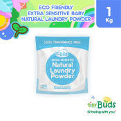 Tiny Buds Extra Sensitive Laundry Powder Fragrance Free 1kg