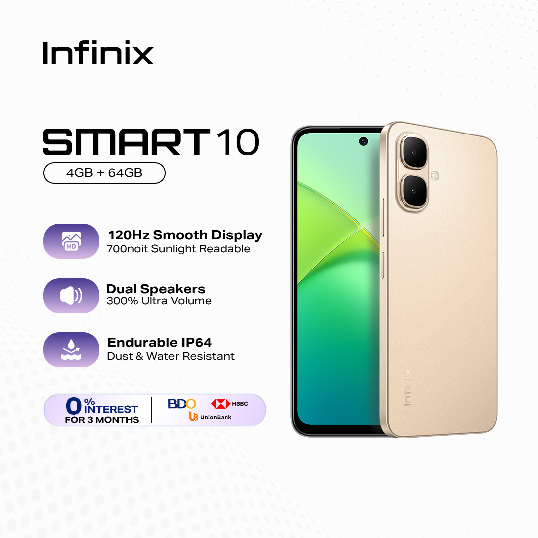 Infinix Smart 10 (up to 6GB [3GB + 64GB] 120Hz Smooth Display | Dual  Speakers with 300% Ultra Volume | Endurable IP64 Dust & Water Resistant |  (1 year local warranty) - Lazada | Lazada PH