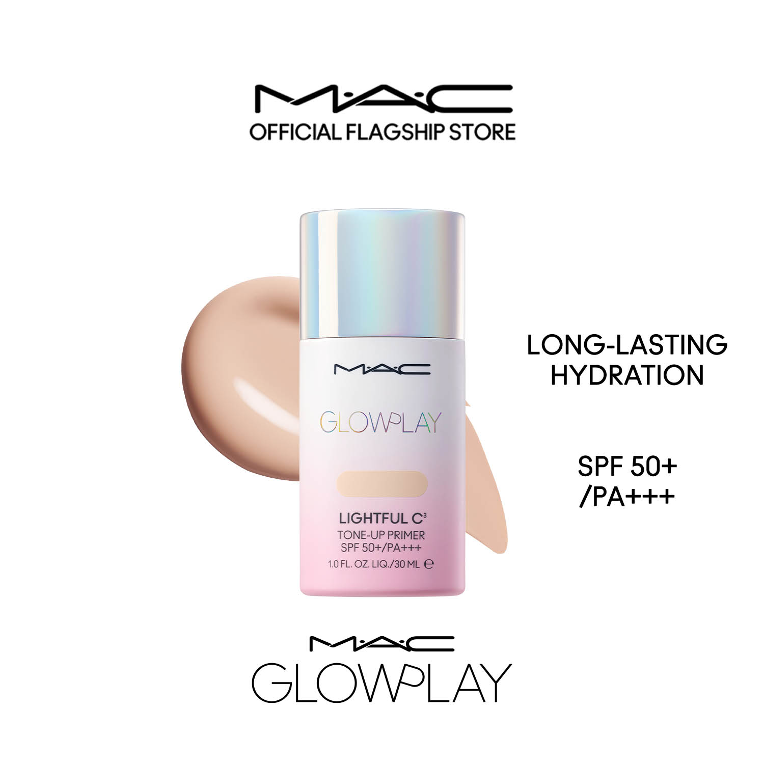 Discount on M·A·C  shoes - SKU: MAC Glow Play Lightful C3 Tone-Up Primer SPF 50+/PA+++ 30ML / Tinted Primer Face Base