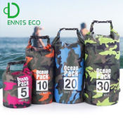 Camouflage Waterproof Ocean Pack Bucket Bag Sling Backpack