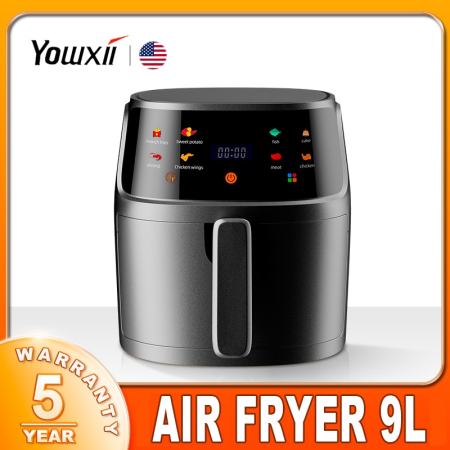 Yowxii Air fryer 7L/9L Large-Capacity Touch Screen Multifunction Kitchen Appliances Digital Manual