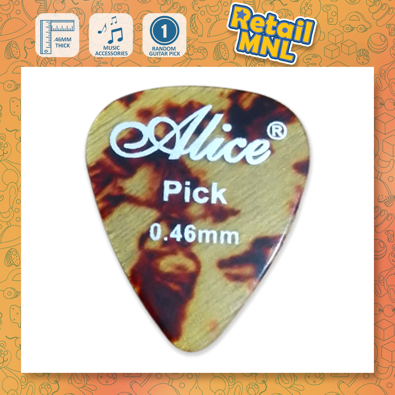 Alice guitar pick plectrum 1.5mm - Moku Custom Guitars