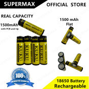 Supermax 18650 3.7V 1500mAh Lithium Ion Battery