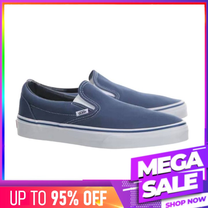 Shop Mens Vans Slip Navy Blue with 