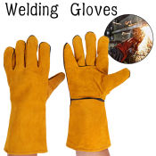 Tig Mig Heat Resistant Leather Welding Gloves