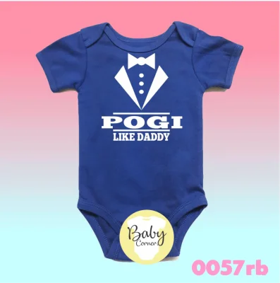 Pogi like daddy ( statement onesie / baby onesie / infant romper / infant clothing / onesie ) (8)