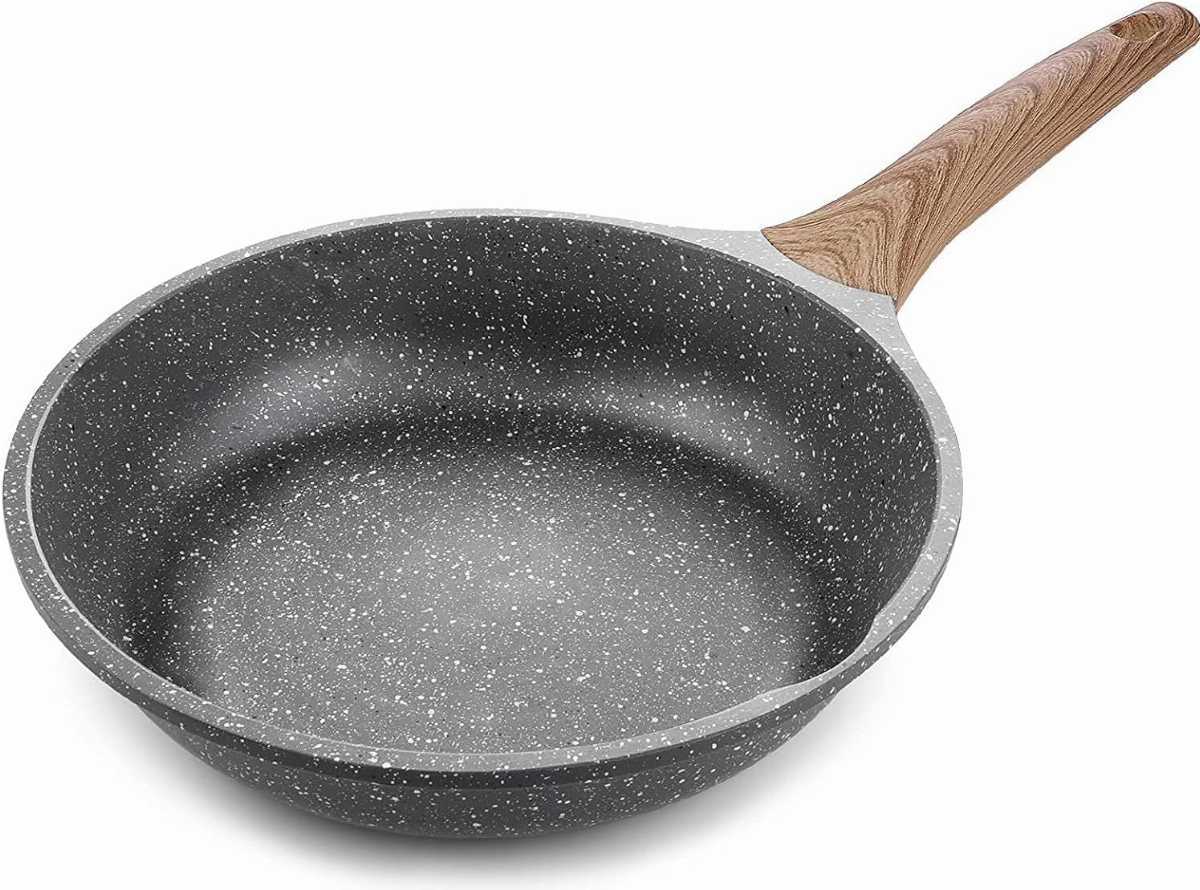 Caannasweis Nonstick Pan, Nonstick Stone Frying Pan, Best Nonstick Omelette  Skillet Fry Pan with Soft Touch Handle, Induction Compatible (8+9.5+11