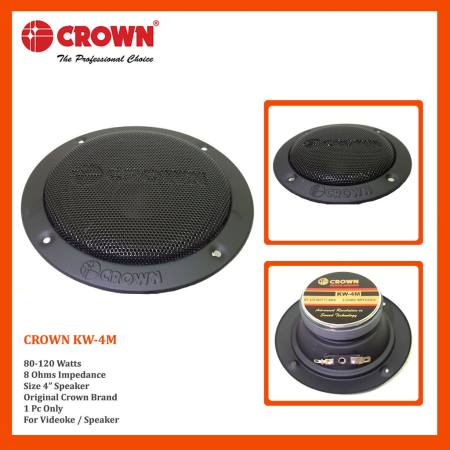 Crown KW-4M 4" 120W 8 Ohms Midrange Speaker